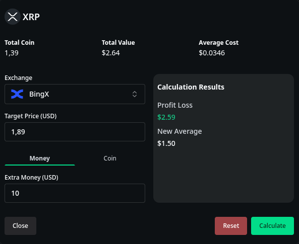 Exit Plan Calculator