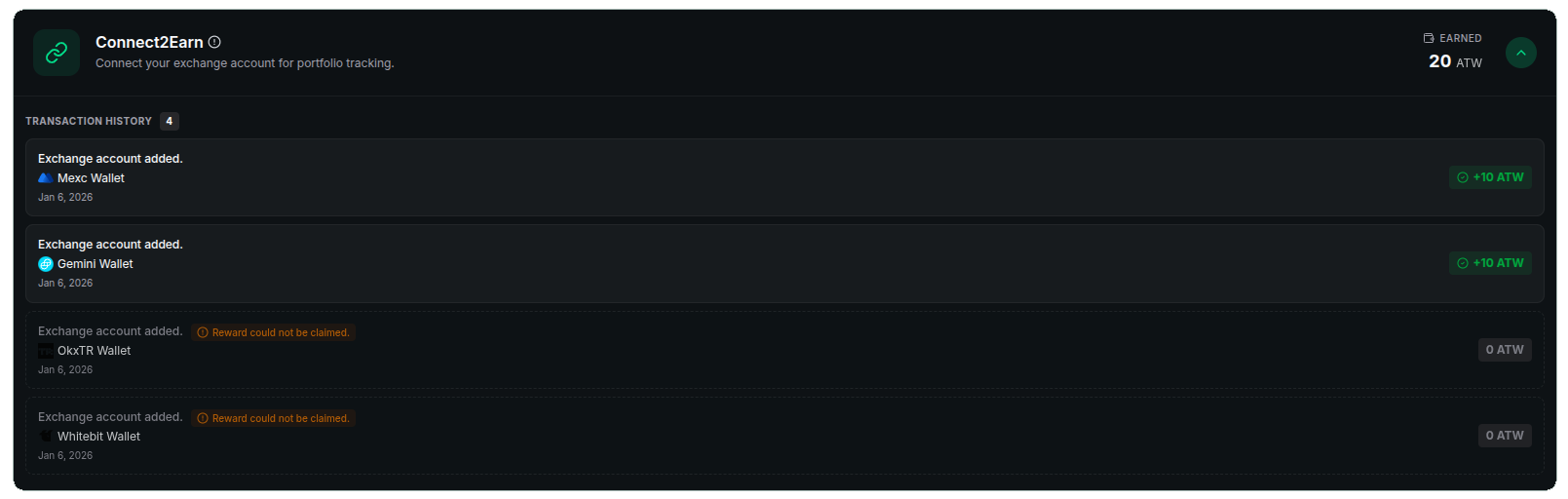 Connect2Earn Rewards
