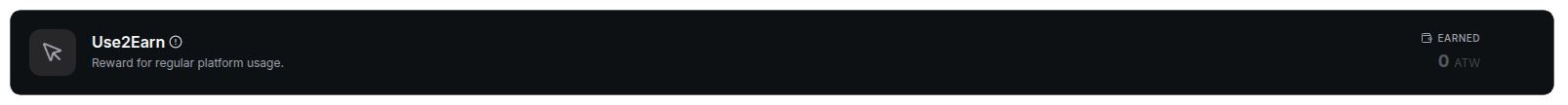 Use2Earn Rewards
